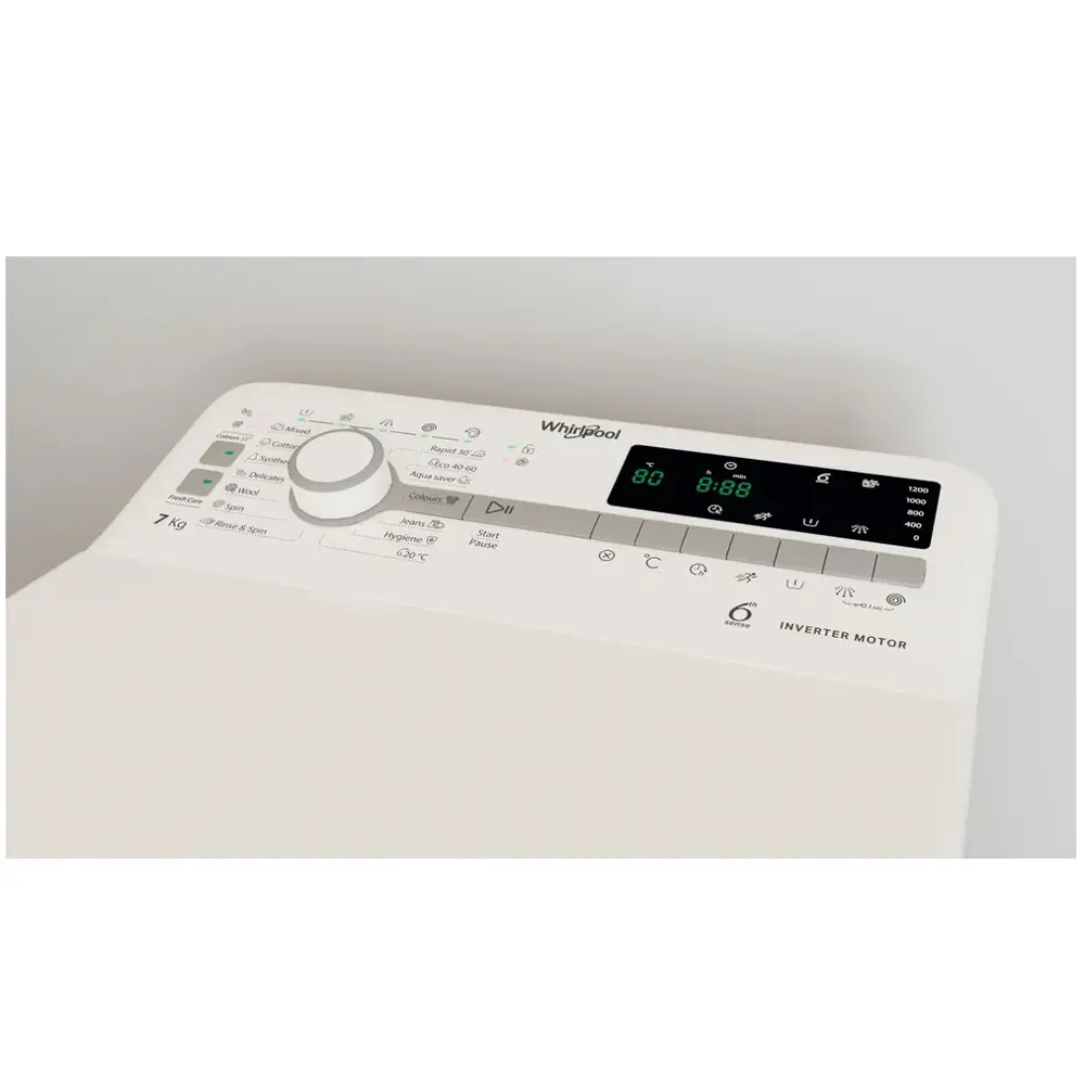 Фото 4 Стиральная машина Whirlpool Tdlr 7231bs eu 40.2x90.2x60.2 см 7 кг цвет белый Фото 4 Стиральная машина Whirlpool Tdlr 7231bs eu 40.2x90.2x60.2 см 7 кг цвет белый