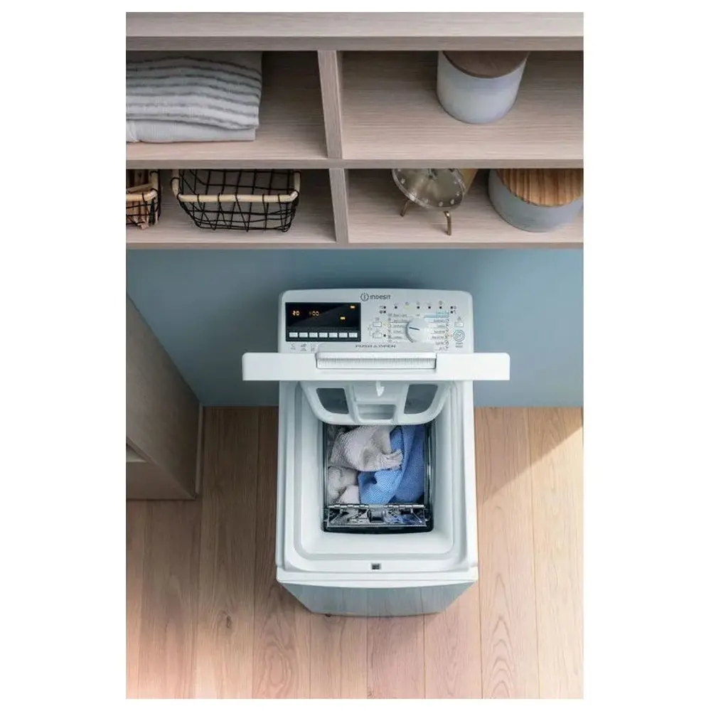Фото 5 Стиральная машина Indesit Btw b7220p eu/n 40x90x60 см 7 кг цвет белый Фото 5 Стиральная машина Indesit Btw b7220p eu/n 40x90x60 см 7 кг цвет белый