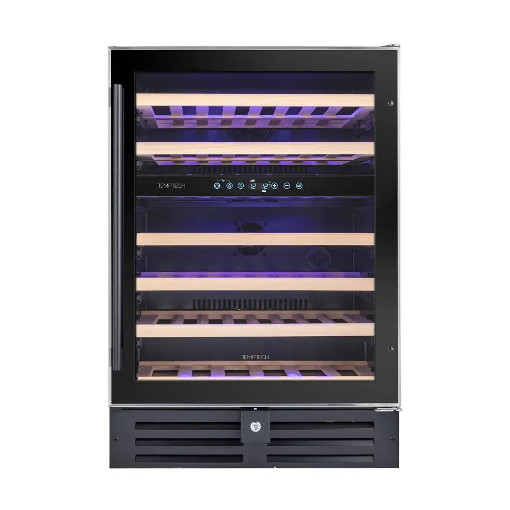 Фото 3 Винный шкаф Temptech 59.5х86.3х57 см 46 бутылок цвет черный Фото 3 Винный шкаф Temptech 59.5х86.3х57 см 46 бутылок цвет черный