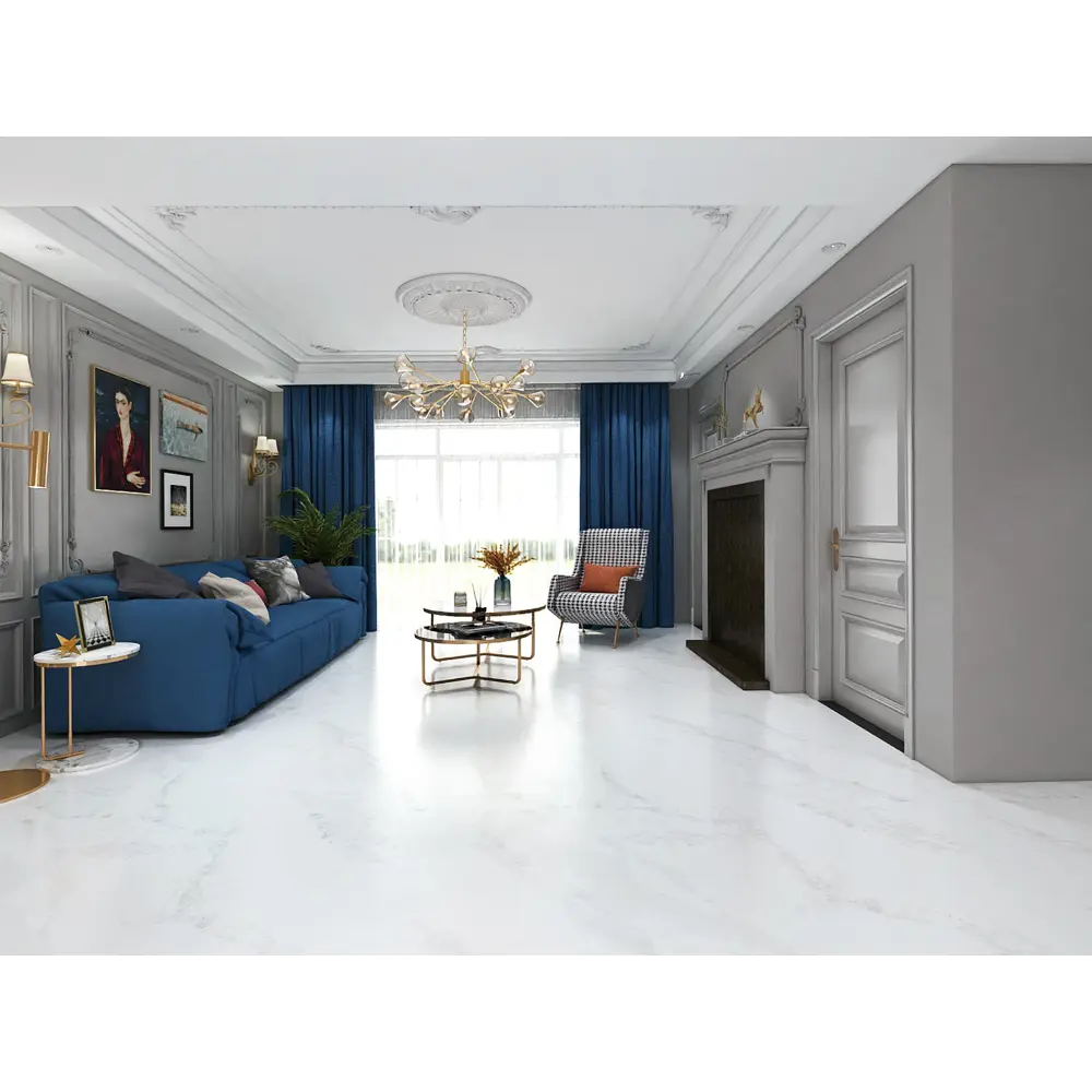 Фото 6 Керамогранит BASCONI HOME White Marble BHW-0040 60x120 см 2.16 м² цвет белый, цена за упаковку Фото 6 Керамогранит BASCONI HOME White Marble BHW-0040 60x120 см 2.16 м² цвет белый, цена за упаковку