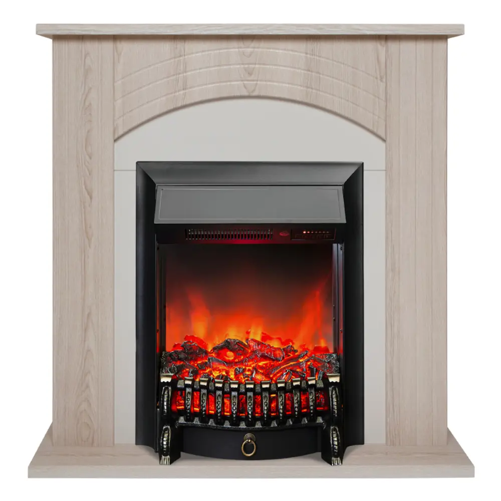 Фото Каминокомплект Realflame Santana STD LO-F111 с очагом Fobos Lux BL 1600Вт светлый дуб Фото Каминокомплект Realflame Santana STD LO-F111 с очагом Fobos Lux BL 1600Вт светлый дуб