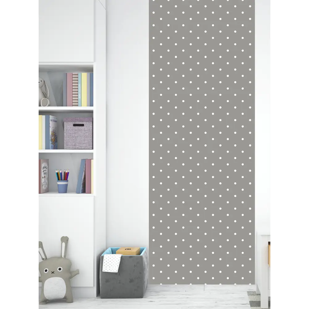 Фото 2 Фотообои флизелиновые Homepick oboi_print100X270 100x270 см polka_dots_grey/125508/ Фото 2 Фотообои флизелиновые Homepick oboi_print100X270 100x270 см polka_dots_grey/125508/