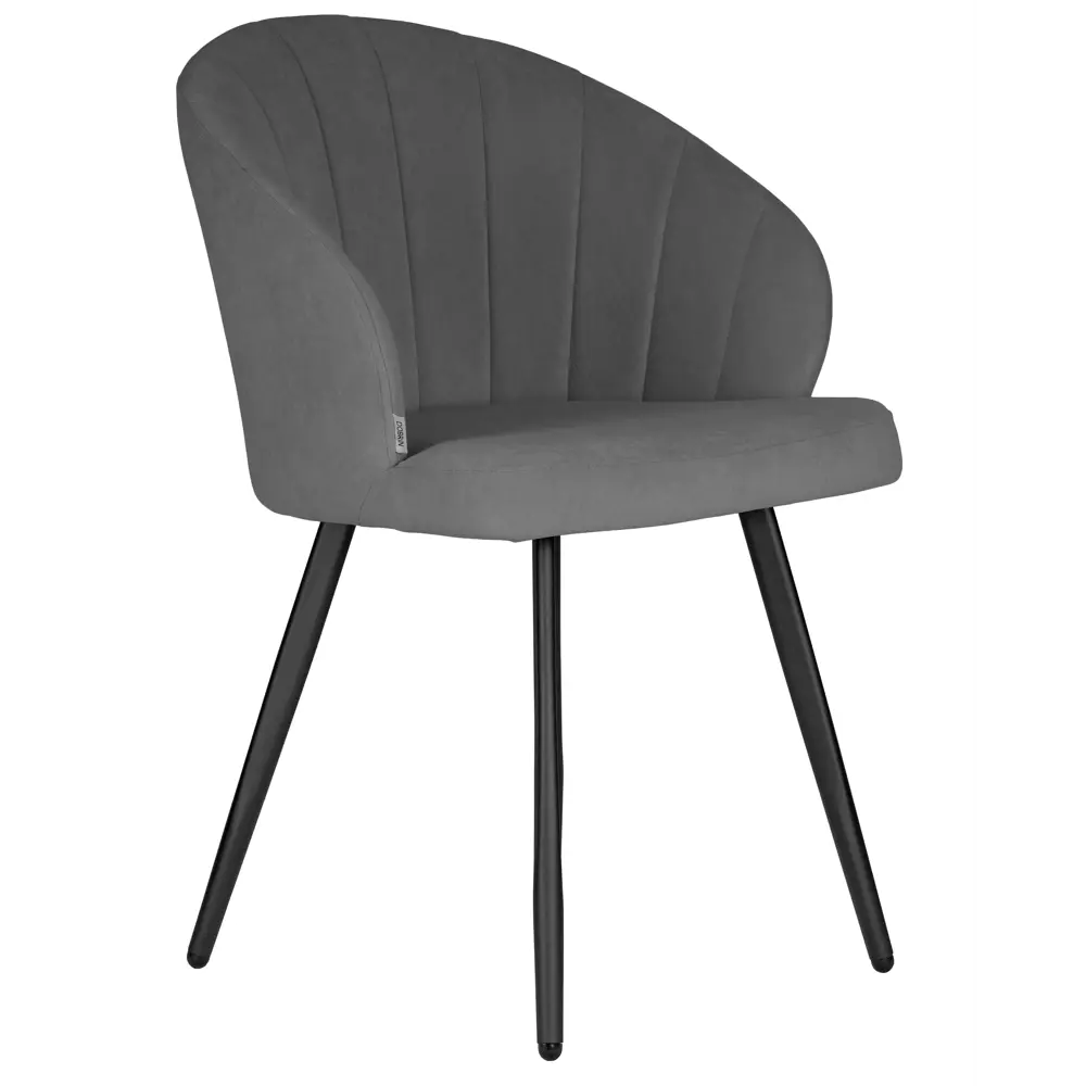 Фото Кухонный стул Dobrin Naomi 56x56x56.5 см текстилен цвет серый Фото Кухонный стул Dobrin Naomi 56x56x56.5 см текстилен цвет серый
