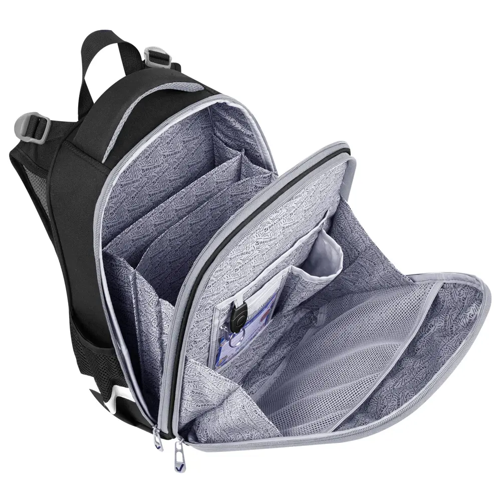 Фото 3 Рюкзак Brauberg Premium с брелком 29x38x16 см эва цвет черный Фото 3 Рюкзак Brauberg Premium с брелком 29x38x16 см эва цвет черный