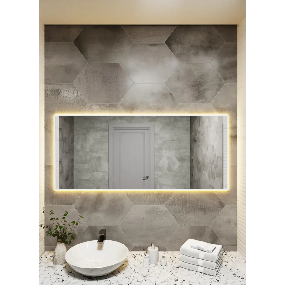Фото 3 Зеркало со встроенной подсветкой One mirror 15070бст 70x150 см Фото 3 Зеркало со встроенной подсветкой One mirror 15070бст 70x150 см