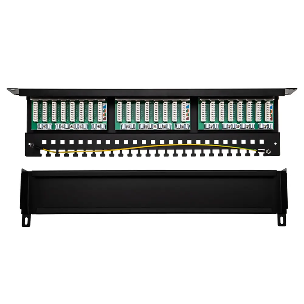 Фото 4 Панель коммутационная Rexant pro 19" 1U 24 порта STP RJ-45 cat 5e Фото 4 Панель коммутационная Rexant pro 19" 1U 24 порта STP RJ-45 cat 5e