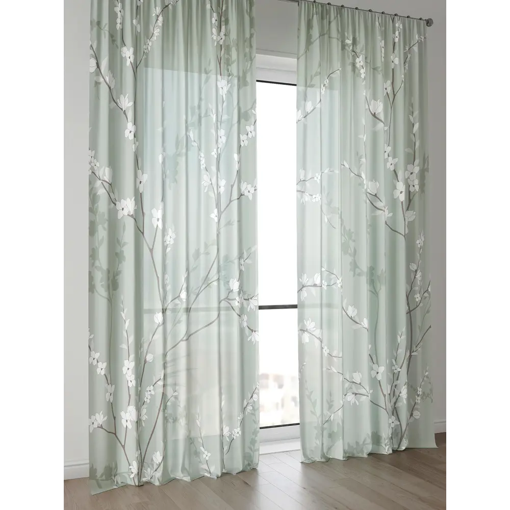 Фото 3 Тюль Comfy Way Алоуна - 48 CW580048-240 150x240 см на шторной ленте цвет белый 2 шт Фото 3 Тюль Comfy Way Алоуна - 48 CW580048-240 150x240 см на шторной ленте цвет белый 2 шт