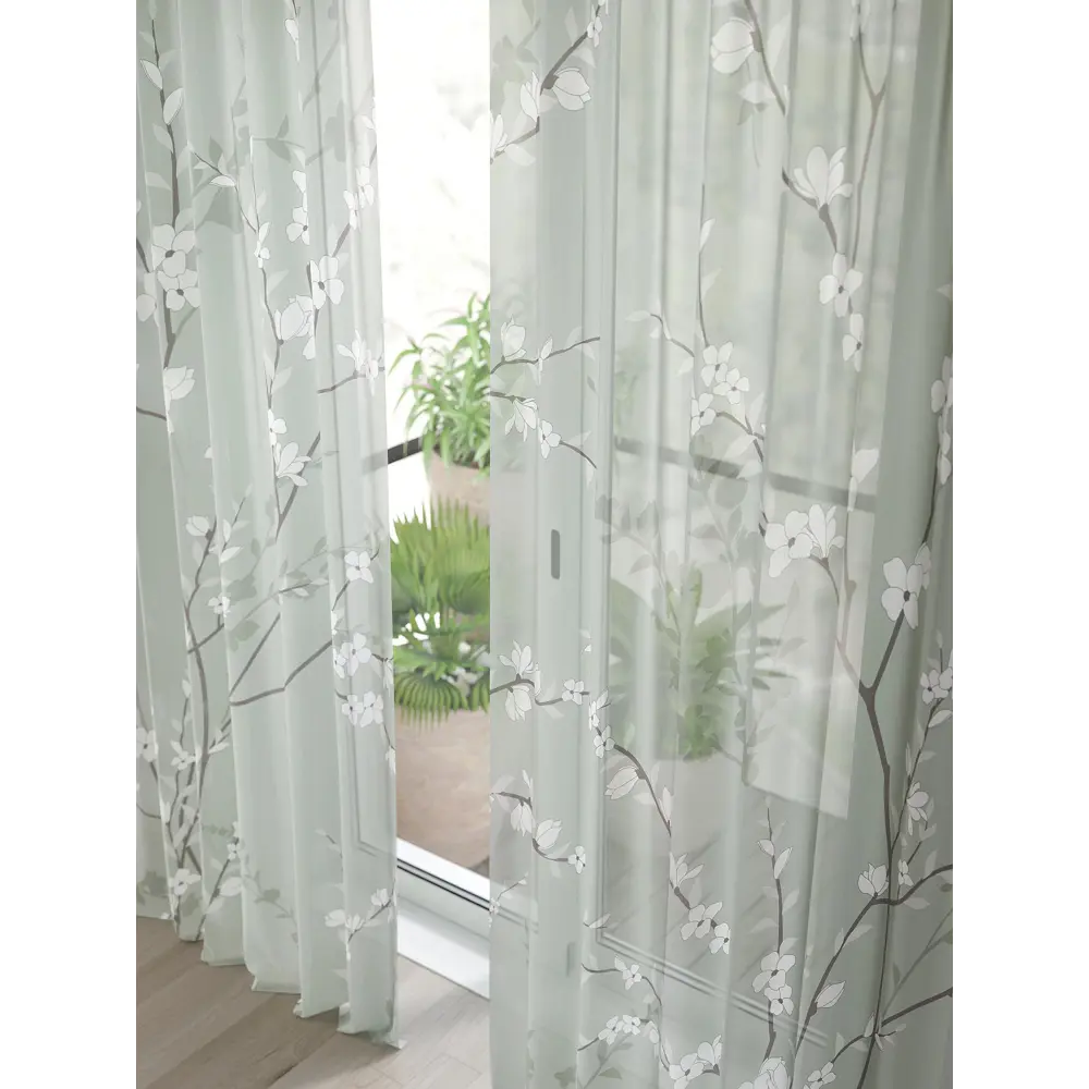 Фото 4 Тюль Comfy Way Алоуна - 48 CW580048-240 150x240 см на шторной ленте цвет белый 2 шт Фото 4 Тюль Comfy Way Алоуна - 48 CW580048-240 150x240 см на шторной ленте цвет белый 2 шт