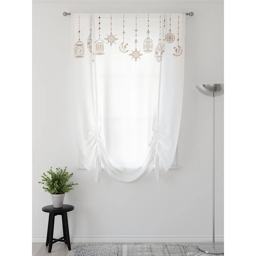 Фото Тюль Comfy way Фартос - 27 CW514027-200 на шторной ленте 200x150 см цвет бежевый Фото Тюль Comfy way Фартос - 27 CW514027-200 на шторной ленте 200x150 см цвет бежевый