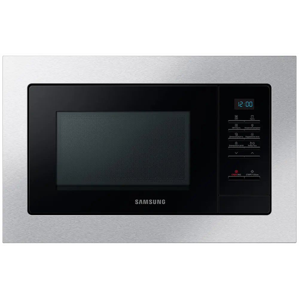 Фото Встраиваемая микроволновая печь Samsung MS20A7013AT 20 л 59.6x38.1x31.3 см цвет серебристый Фото Встраиваемая микроволновая печь Samsung MS20A7013AT 20 л 59.6x38.1x31.3 см цвет серебристый