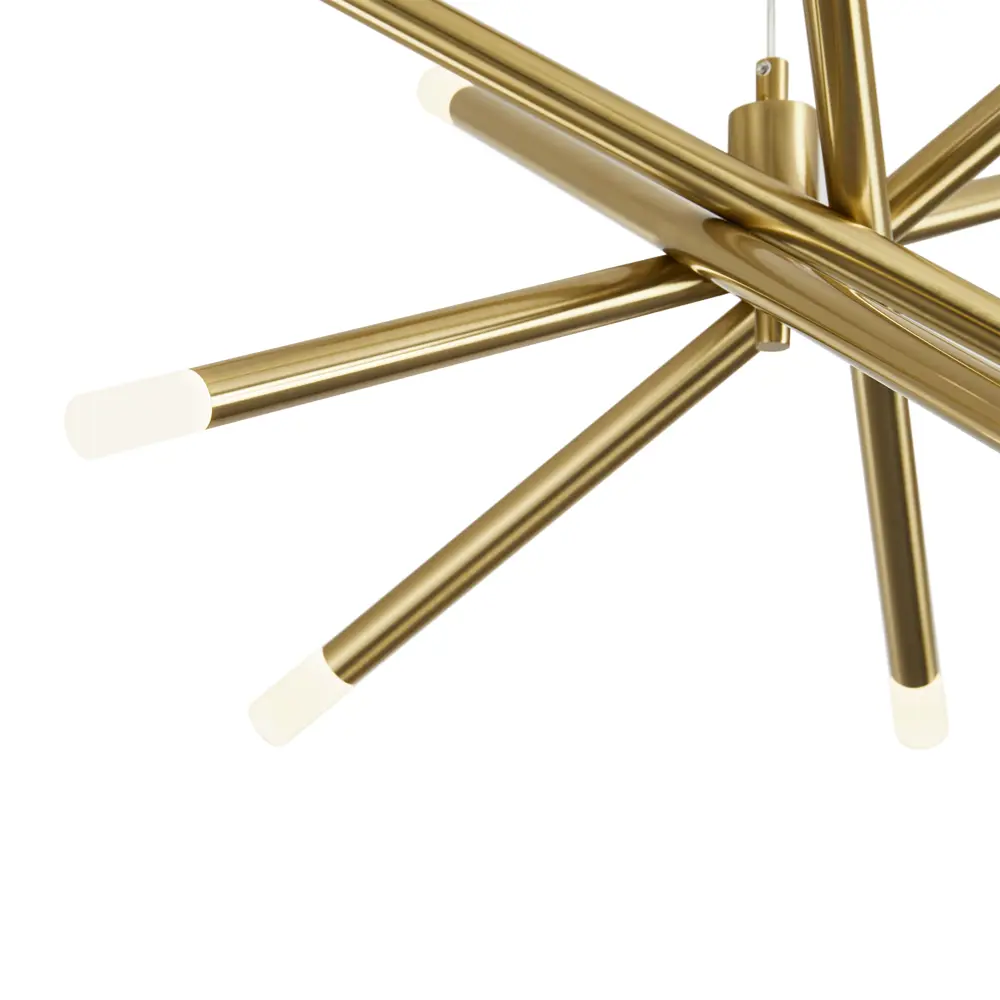 Фото 3 Светильник подвесной светодиодный Freya Wands Fr6130pl-l30b 10 м² теплый белый (желтый) свет цвет латунь Фото 3 Светильник подвесной светодиодный Freya Wands Fr6130pl-l30b 10 м² теплый белый (желтый) свет цвет латунь