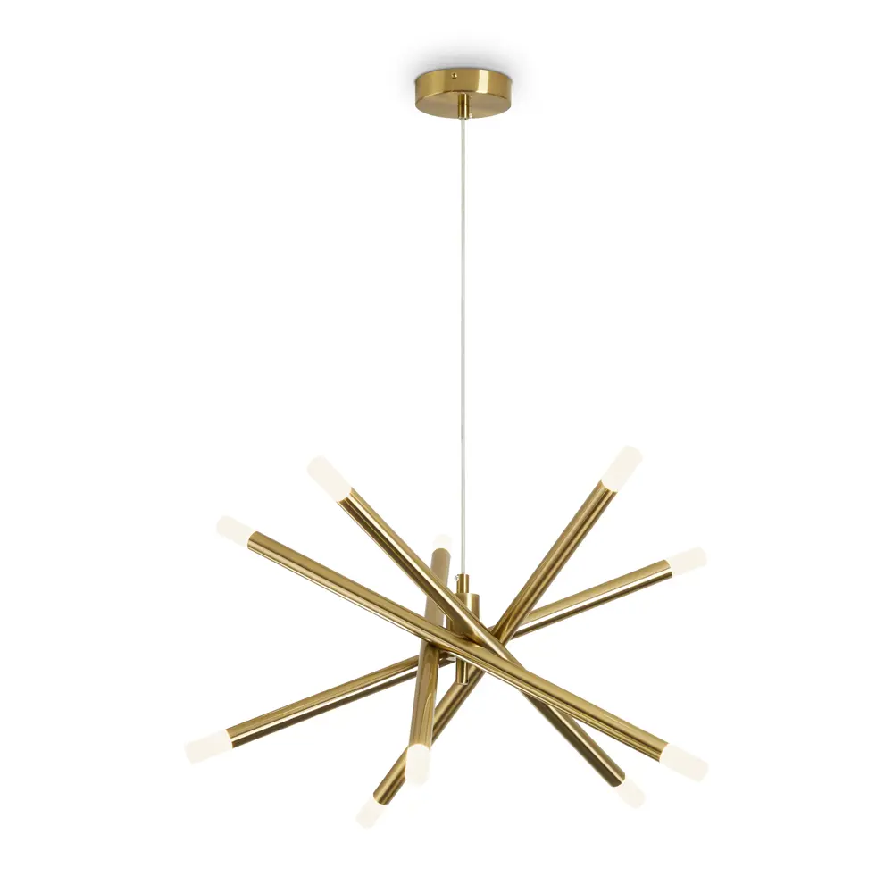 Фото 2 Светильник подвесной светодиодный Freya Wands Fr6130pl-l30b 10 м² теплый белый (желтый) свет цвет латунь Фото 2 Светильник подвесной светодиодный Freya Wands Fr6130pl-l30b 10 м² теплый белый (желтый) свет цвет латунь