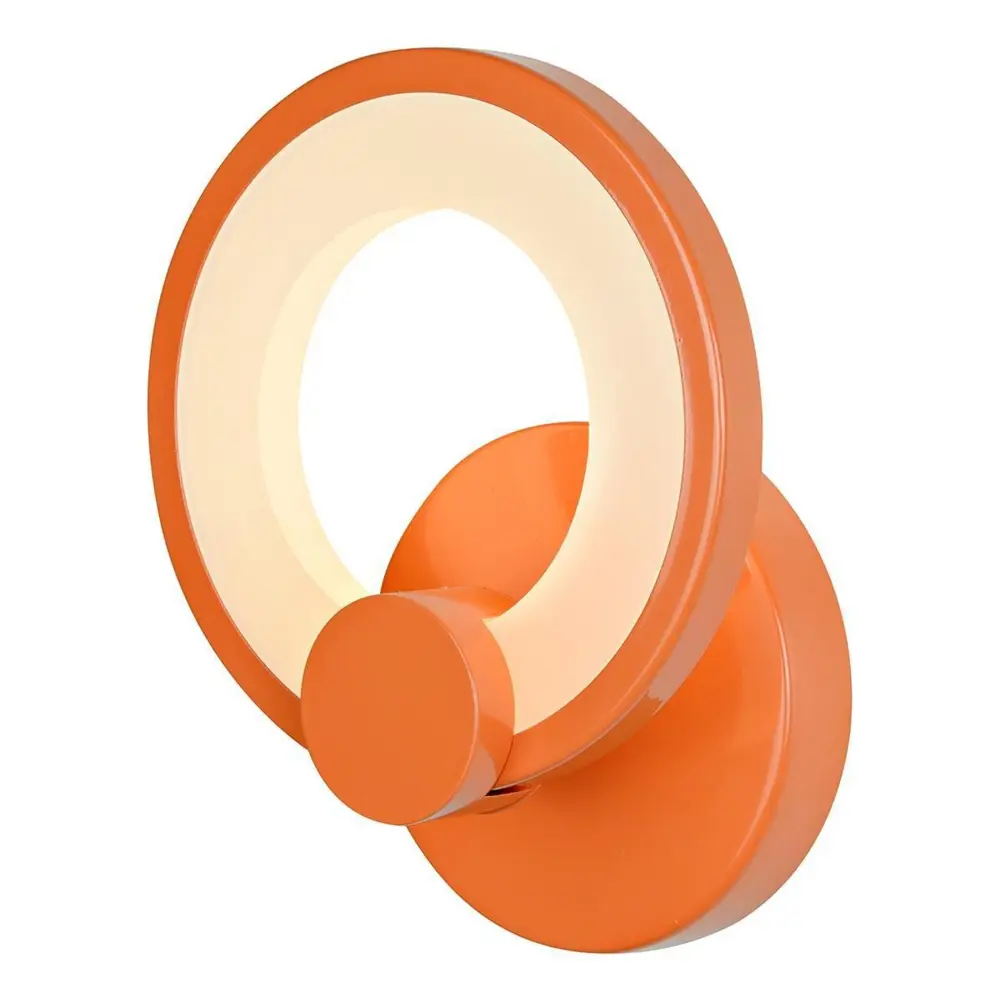 Фото Светильник настенный светодиодный iLedex Ring A001_1 Orange нейтральный белый свет цвет медный Фото Светильник настенный светодиодный iLedex Ring A001_1 Orange нейтральный белый свет цвет медный