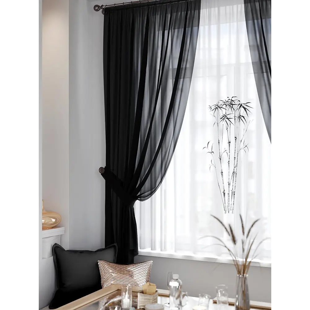 Фото 2 Тюль Helga TD-550434 на шторной ленте 300x180 см цвет разноцветный Фото 2 Тюль Helga TD-550434 на шторной ленте 300x180 см цвет разноцветный