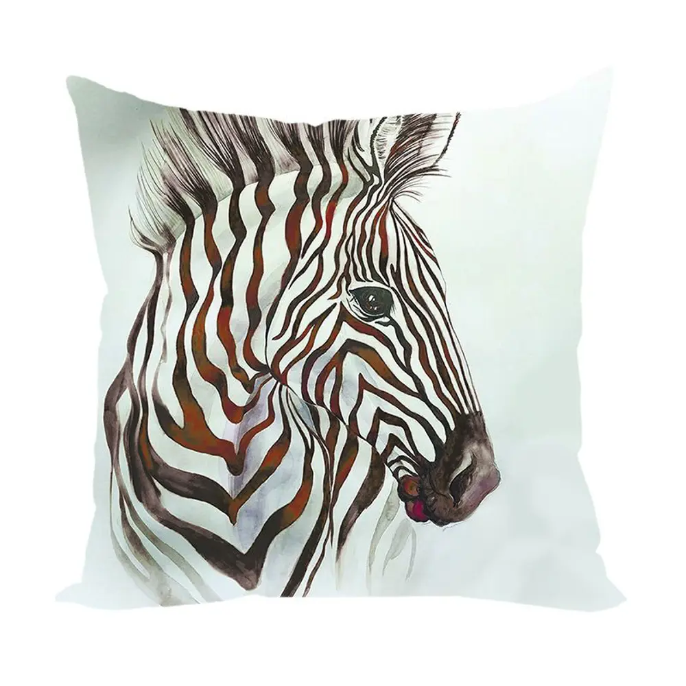 Фото Наволочка декоративная Zaberite Зебра на сером 3868Н, 40x40 см Фото Наволочка декоративная Zaberite Зебра на сером 3868Н, 40x40 см