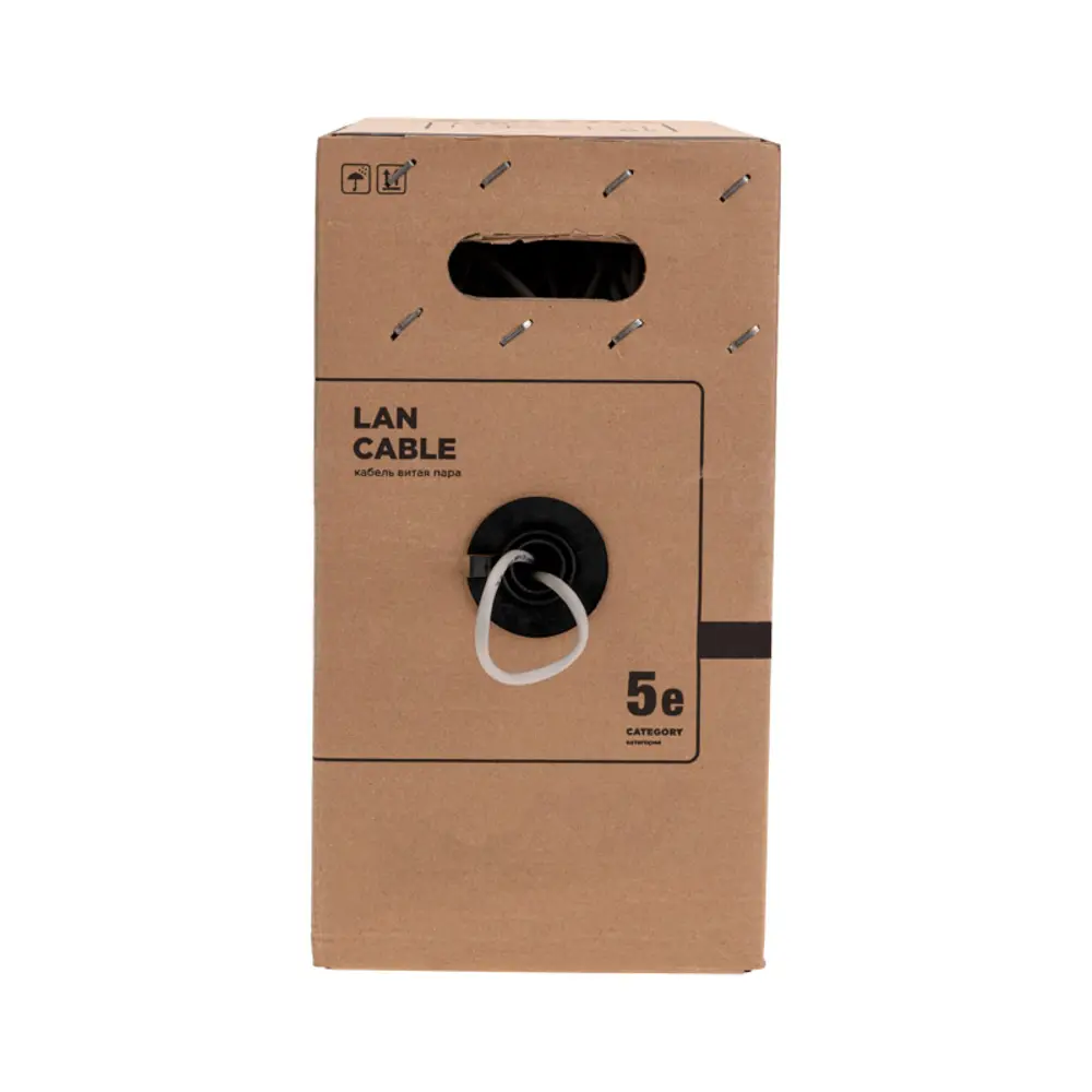 Фото 5 Кабель витая пара Rexant F/UTP Cat 5е PE 4PR 24AWG outdoor solid 305 м цвет черный Фото 5 Кабель витая пара Rexant F/UTP Cat 5е PE 4PR 24AWG outdoor solid 305 м цвет черный