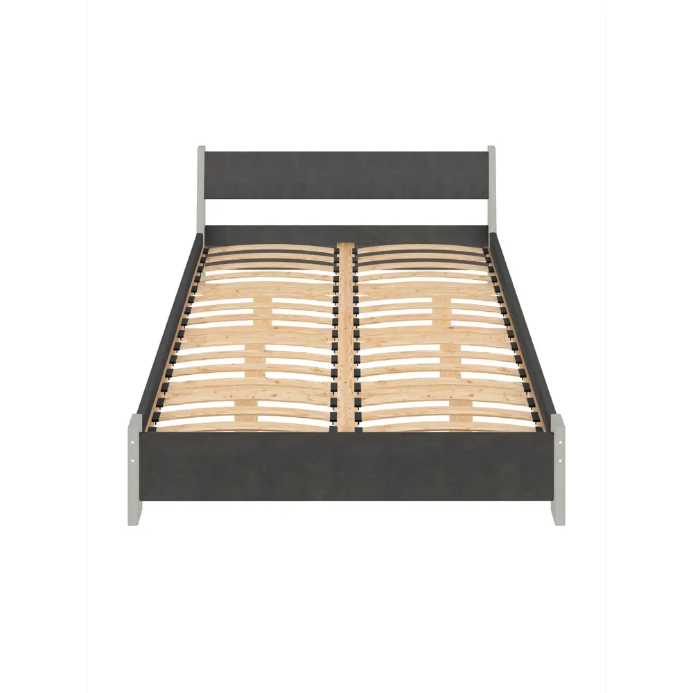 Фото 3 Кровать Solarius Мишка орто основание 130x80x210см дерево цвет темно-серый/платиновый Фото 3 Кровать Solarius Мишка орто основание 130x80x210см дерево цвет темно-серый/платиновый