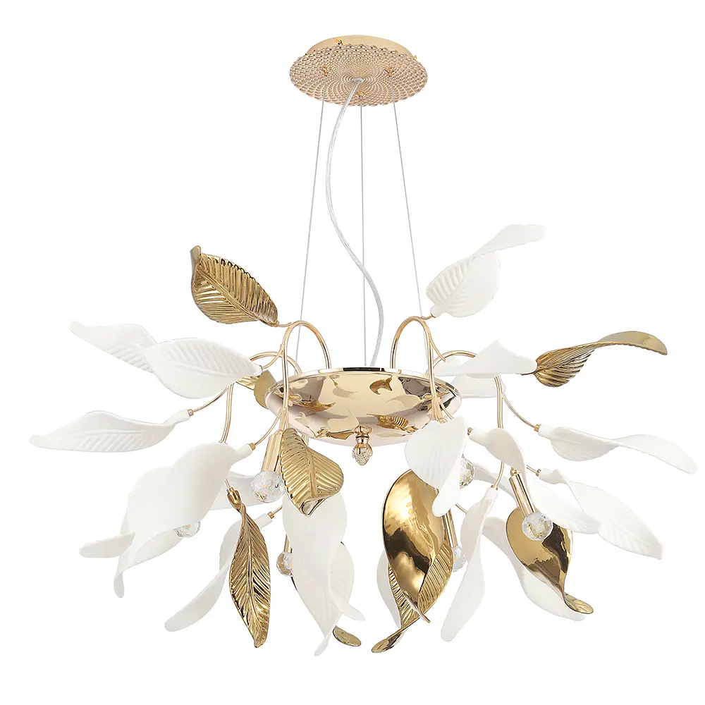 Фото Люстра подвесная Crystal lux Stefania Cu_3070_306 6 ламп 9 м² цвет золото Фото Люстра подвесная Crystal lux Stefania Cu_3070_306 6 ламп 9 м² цвет золото