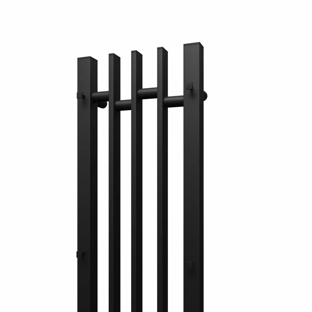 Фото 4 Полотенцесушитель электрический Point Moonstone PNMS738B П2 180x800 мм 112 Вт с терморегулятором I-образный цвет черный матовый Фото 4 Полотенцесушитель электрический Point Moonstone PNMS738B П2 180x800 мм 112 Вт с терморегулятором I-образный цвет черный матовый