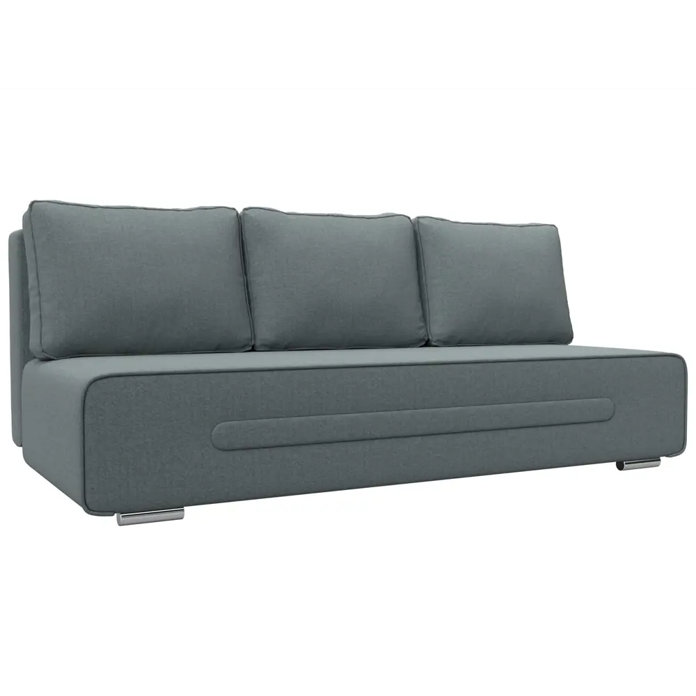 Фото Диван раскладной Лига диванов Диван прямой Приам 205x85x91 см рогожка цвет амур серый Фото Диван раскладной Лига диванов Диван прямой Приам 205x85x91 см рогожка цвет амур серый