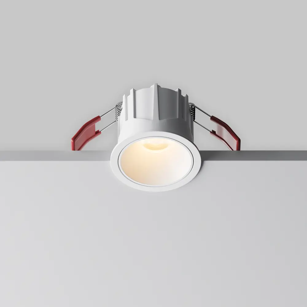 Фото 4 Светильник точечный встраиваемый светодиодный Maytoni Alfa led Dl043-01-10w2.7k-rd-w под отверстие 55 мм 10 Вт теплый белый (желтый) свет цвет белый Фото 4 Светильник точечный встраиваемый светодиодный Maytoni Alfa led Dl043-01-10w2.7k-rd-w под отверстие 55 мм 10 Вт теплый белый (желтый) свет цвет белый