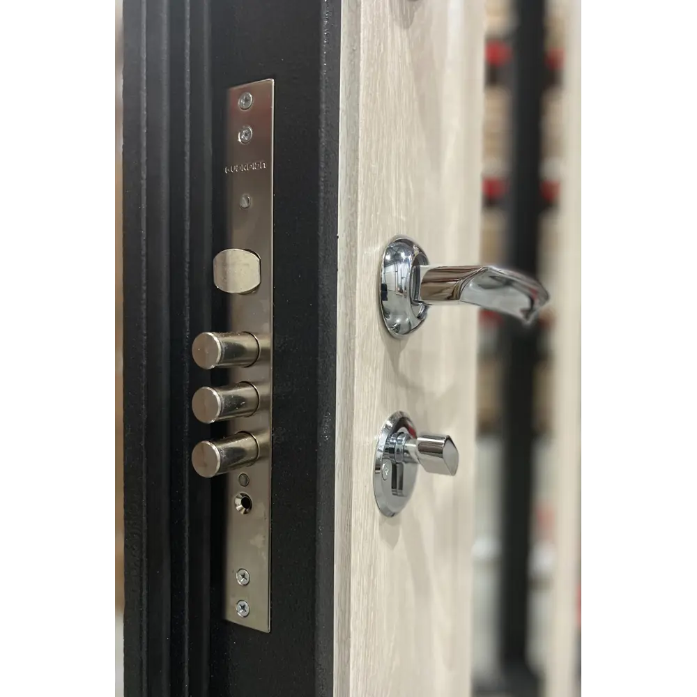 Фото 4 Входная дверь Diva 510 правый 205x96см цвет титан/дуб филадельфия