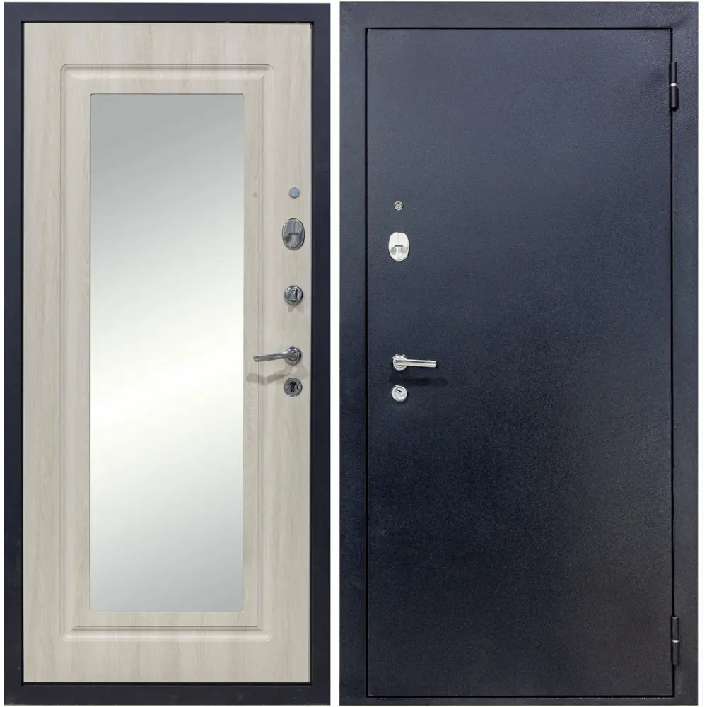 Фото Входная дверь Diva 510 правый 205x96см цвет титан/дуб филадельфия