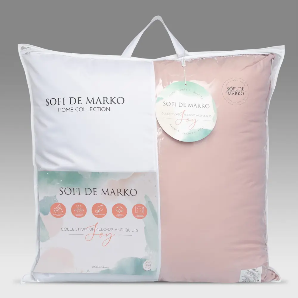 Фото 4 Подушка Sofi de marko Joy Под-Дж-пр 70x70 см пух Фото 4 Подушка Sofi de marko Joy Под-Дж-пр 70x70 см пух