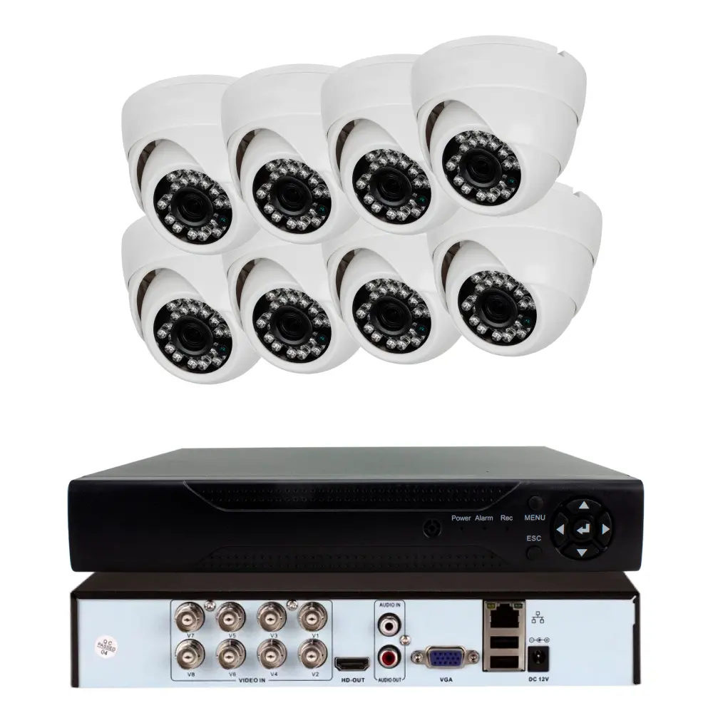 Фото Комплект видеонаблюдения AHD PS-link KIT-A808HD 8 Мп 8 камер для помещения Фото Комплект видеонаблюдения AHD PS-link KIT-A808HD 8 Мп 8 камер для помещения
