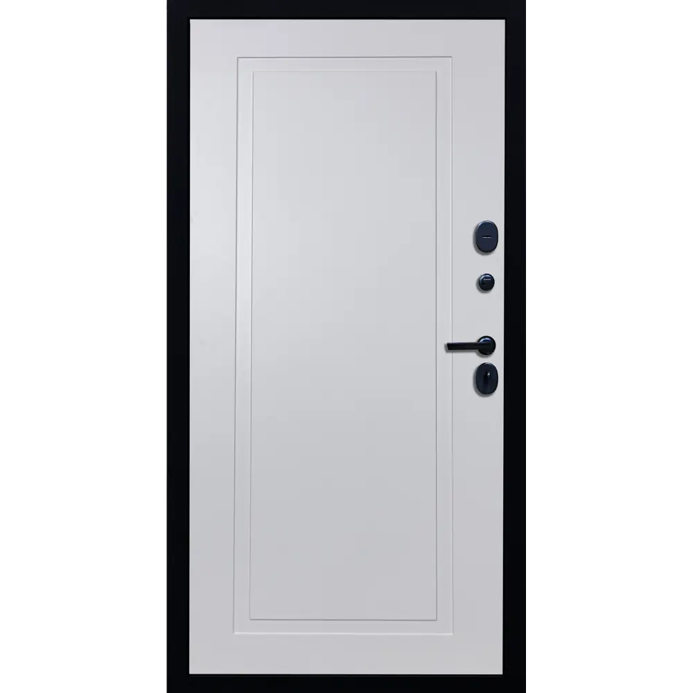 Фото 2 Входная дверь Diva ДХ-45 205x86см левый черный кварц/Н10 белый софт Фото 2 Входная дверь Diva ДХ-45 205x86см левый черный кварц/Н10 белый софт