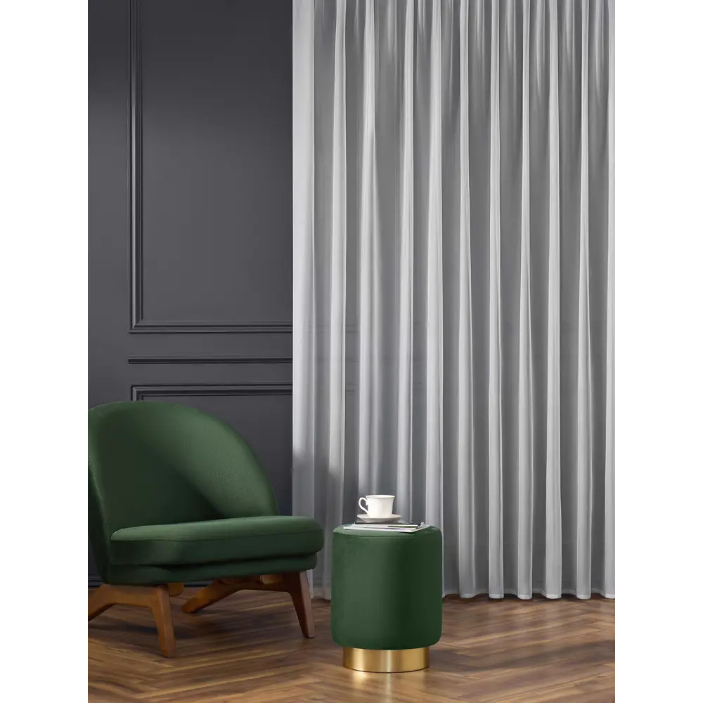 Фото Штора Arya home 8001885870995 на шторной ленте 260x300 см цвет серый Фото Штора Arya home 8001885870995 на шторной ленте 260x300 см цвет серый