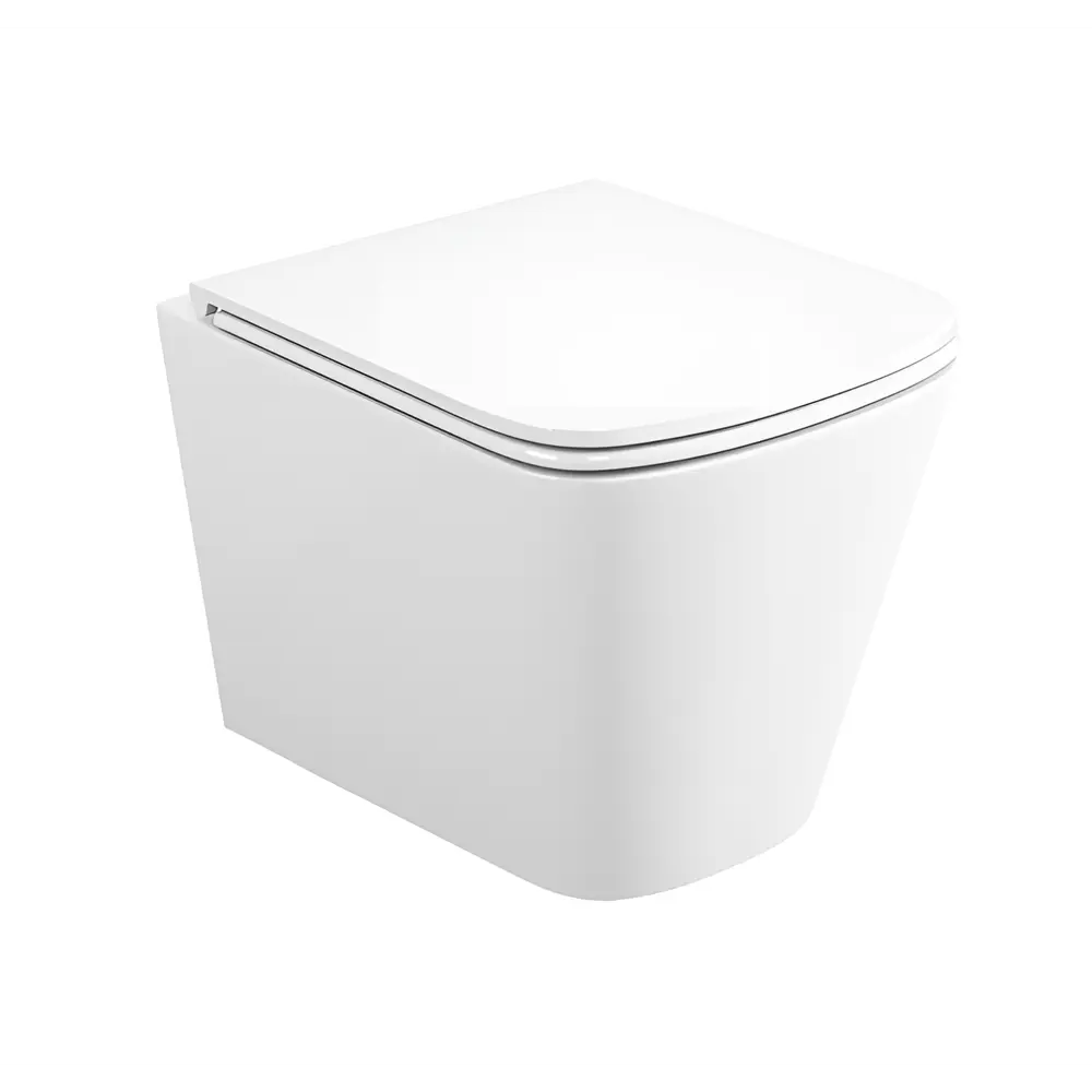 Фото 2 Комплект 3 в 1 инсталляция Lorne Profi LN7002500 630144 с унитазом подвесным Enio Binario EN4215896, кнопка черная матовая Rectangle