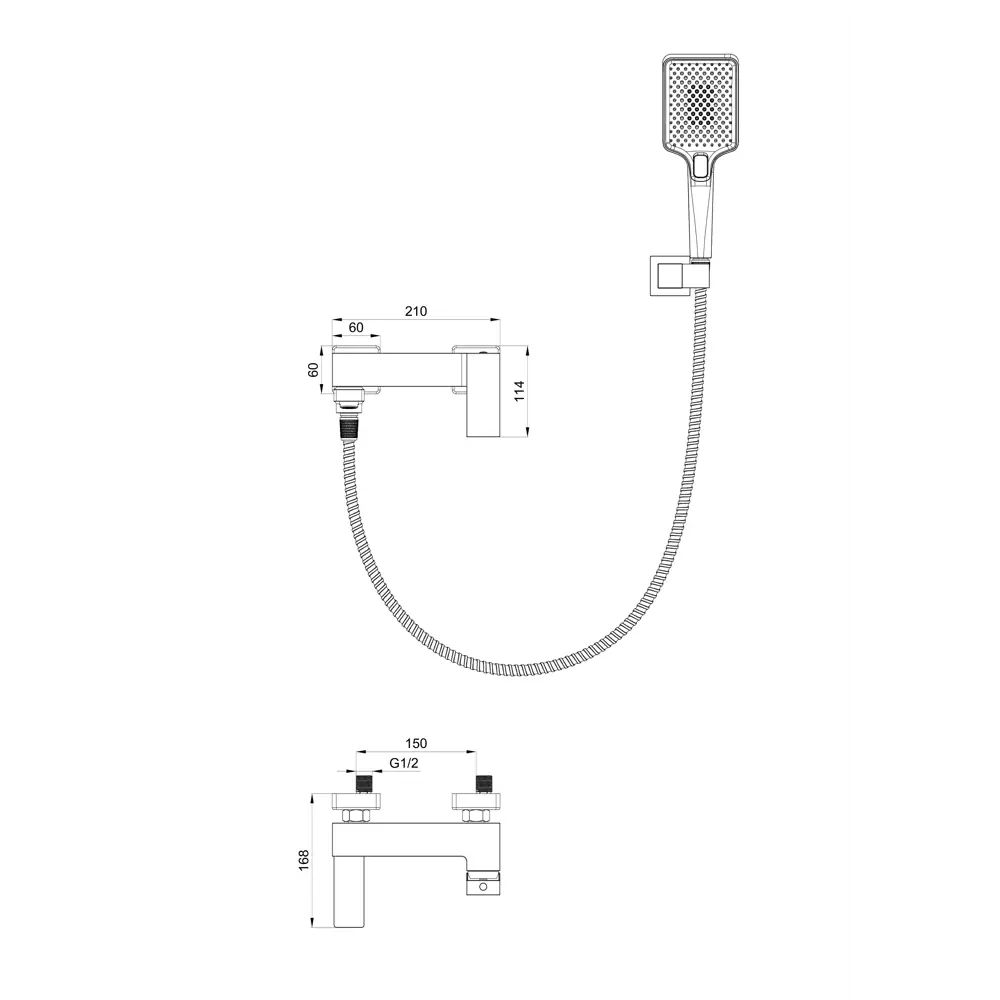 Фото 2 Смеситель для ванны Wonzon & woghand WW-88639016-BG цвет золото Фото 2 Смеситель для ванны Wonzon & woghand WW-88639016-BG цвет золото
