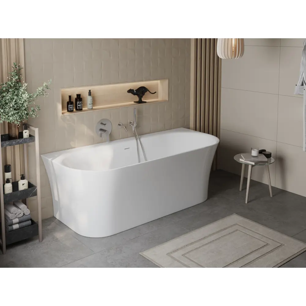 Фото 4 Отдельностоящая ванна Belbagno BB711-1700-750 акрил 170x75см Фото 4 Отдельностоящая ванна Belbagno BB711-1700-750 акрил 170x75см