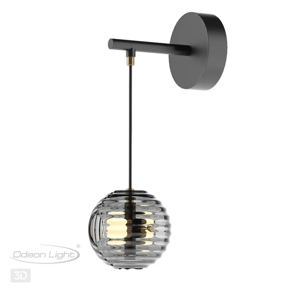 Фото 2 Настенный светильник светодиодный Odeon Light Troni 5041/12wl нейтральный белый свет цвет черный Фото 2 Настенный светильник светодиодный Odeon Light Troni 5041/12wl нейтральный белый свет цвет черный