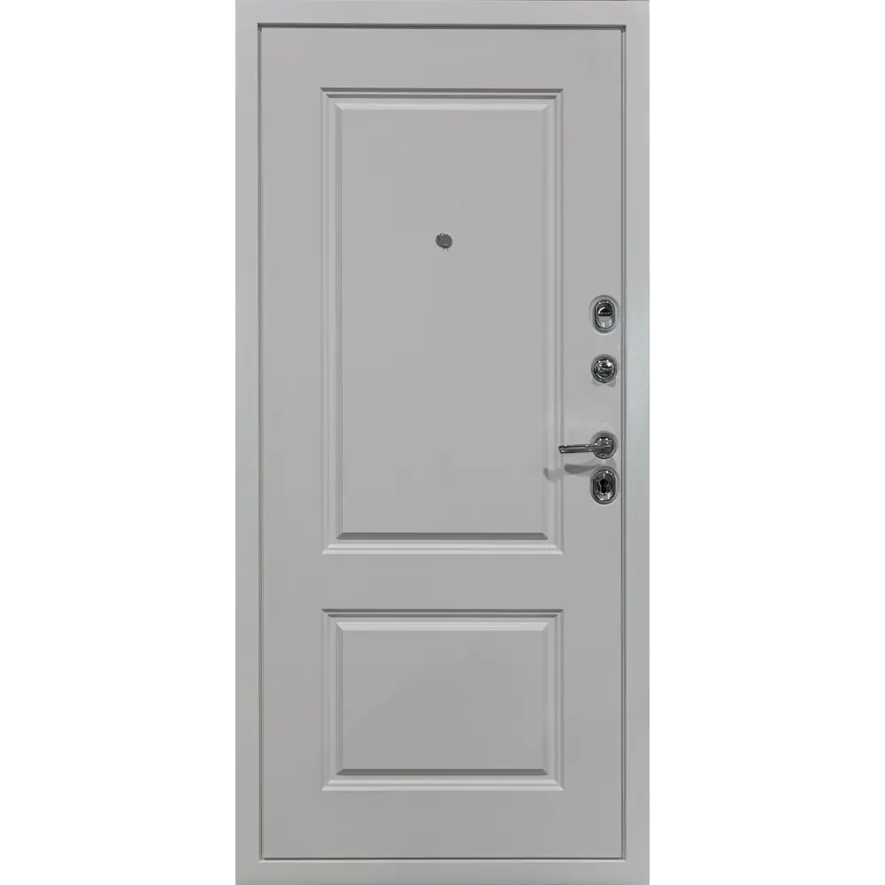 Фото 2 Входная дверь Diva МХ-9 205x86см левый цвет белый софт