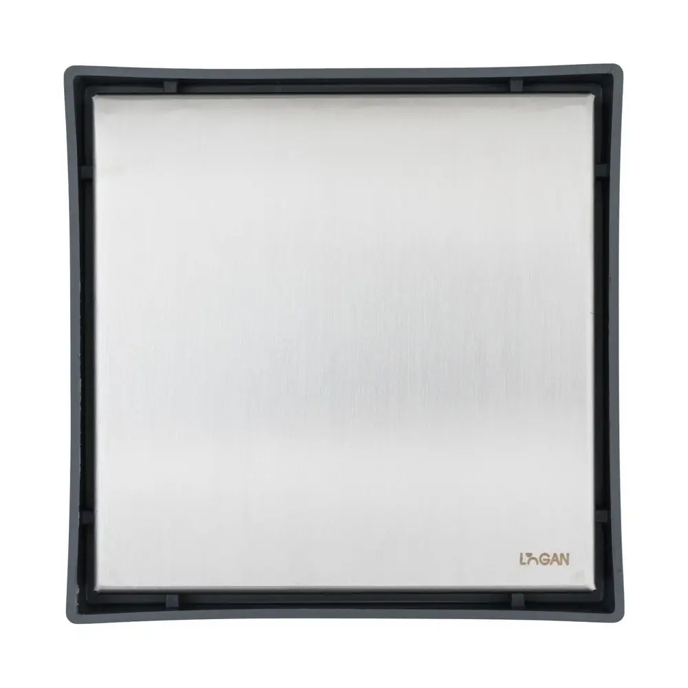 Фото 6 Трап для душа Logan 00330444 сухой затвор 14.2x14.2 см нержавеющая сталь