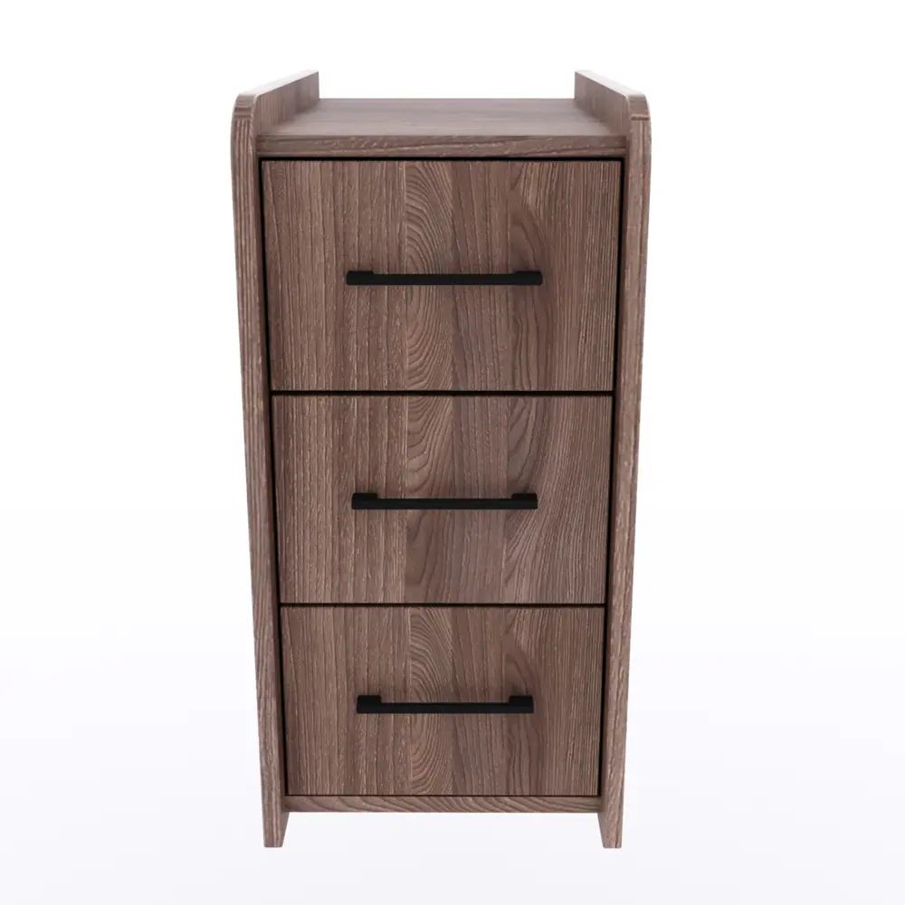 Фото 3 Тумба офисная Stalkermebel 3 ящика 31x52x63 см ЛДСП цвет ясень шимо темный