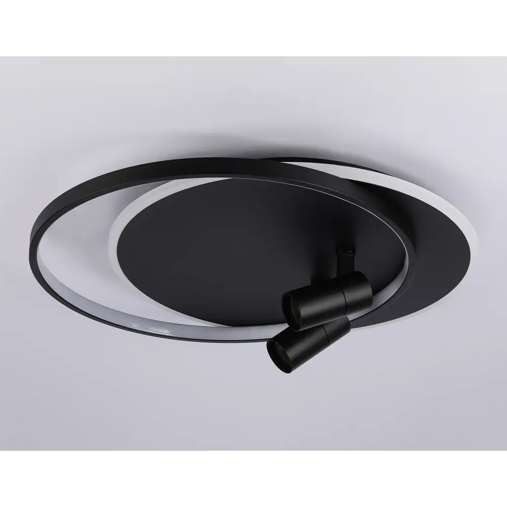 Фото 14 Люстра потолочная светодиодная Ambrella light Fl51393 с пультом управления 14 м² нейтральный белый свет цвет черный Фото 14 Люстра потолочная светодиодная Ambrella light Fl51393 с пультом управления 14 м² нейтральный белый свет цвет черный