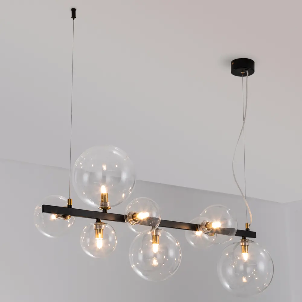 Фото 2 Люстра подвесная Arte Lamp Vincent Ar_a7790sp-8bk 8 ламп 12 м² цвет черный Фото 2 Люстра подвесная Arte Lamp Vincent Ar_a7790sp-8bk 8 ламп 12 м² цвет черный