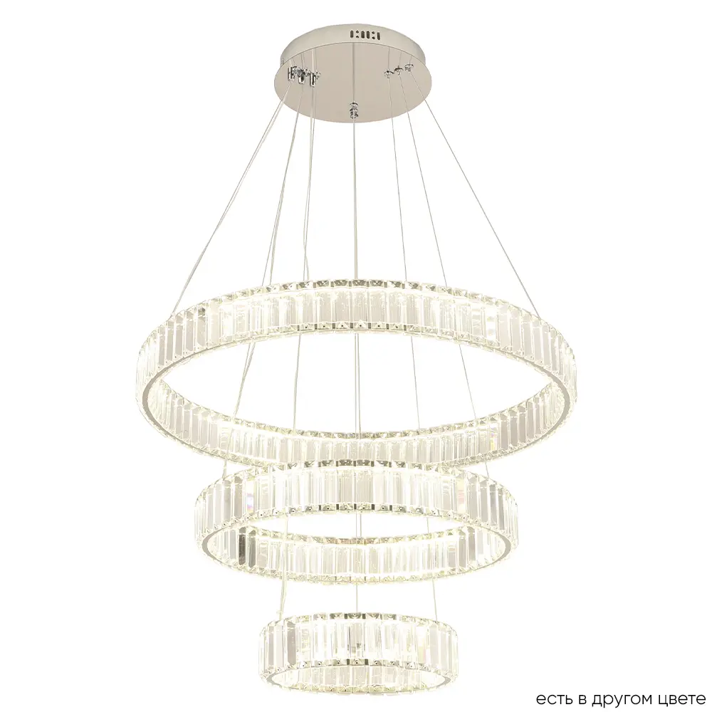 Фото Люстра подвесная светодиодная Crystal Lux 3390/204 нейтральный белый свет цвет хром Фото Люстра подвесная светодиодная Crystal Lux 3390/204 нейтральный белый свет цвет хром
