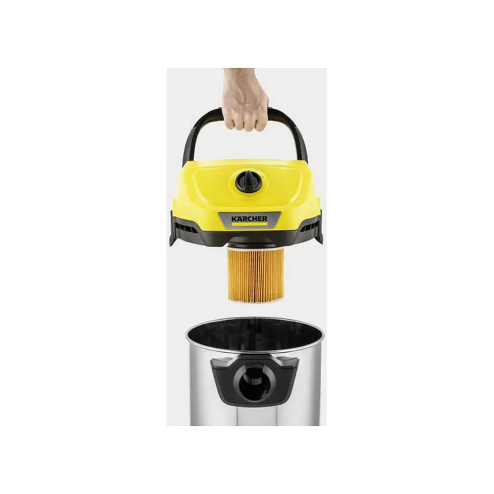 Фото 4 Пылесос строительный Karcher WD 3 S V-17/4/20 1.628-135.0, 1000 Вт, 17 л Фото 4 Пылесос строительный Karcher WD 3 S V-17/4/20 1.628-135.0, 1000 Вт, 17 л
