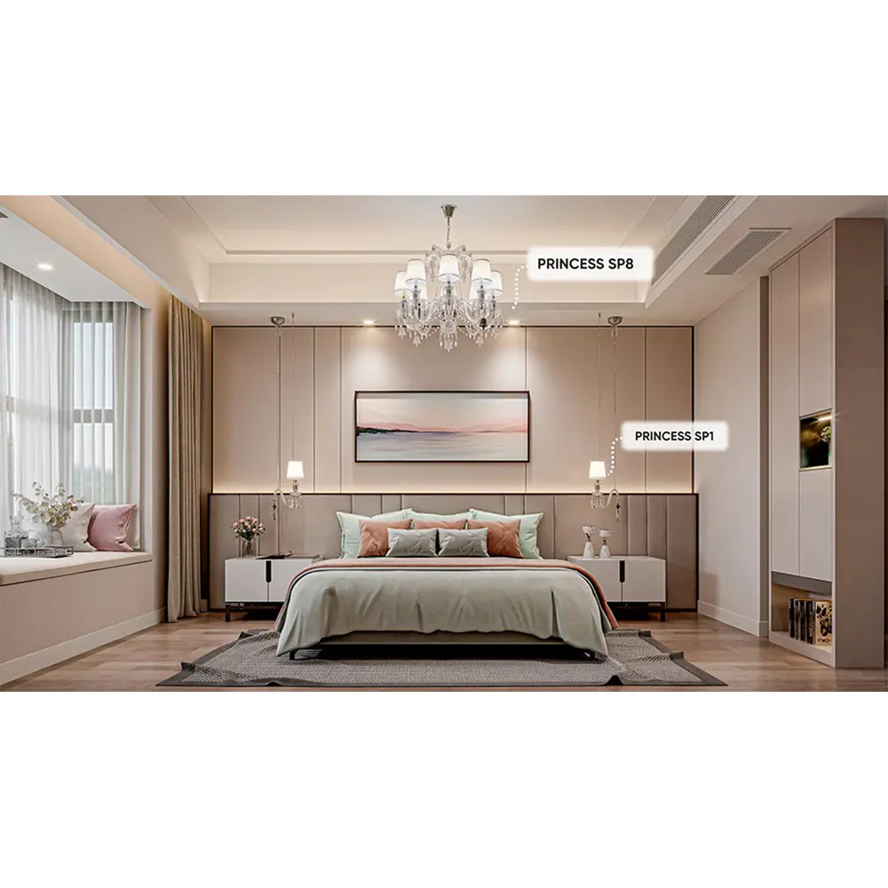 Фото 5 Светильник подвесной Crystal Lux 201_2760 1 лампа 2 м² цвет хром Фото 5 Светильник подвесной Crystal Lux 201_2760 1 лампа 2 м² цвет хром