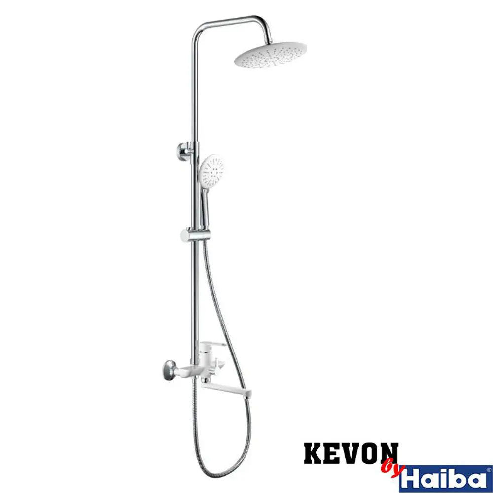 Фото Душевая система KEVON KV95200-8 цвет белый Фото Душевая система KEVON KV95200-8 цвет белый