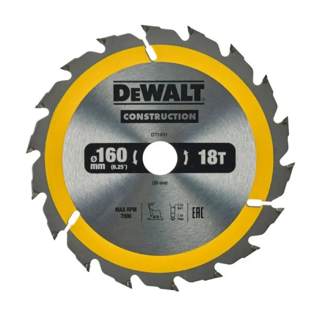 Фото 2 Диск пильный по дереву Dewalt Extreme Workshop DT4031 28T 184x16x1.8 мм Фото 2 Диск пильный по дереву Dewalt Extreme Workshop DT4031 28T 184x16x1.8 мм