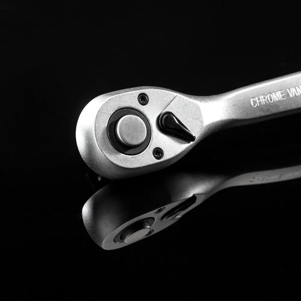 Фото 9 Ключ трещотка Kranz KR-12-8401 1/2 дюйма 260 мм 72 зубца Фото 9 Ключ трещотка Kranz KR-12-8401 1/2 дюйма 260 мм 72 зубца