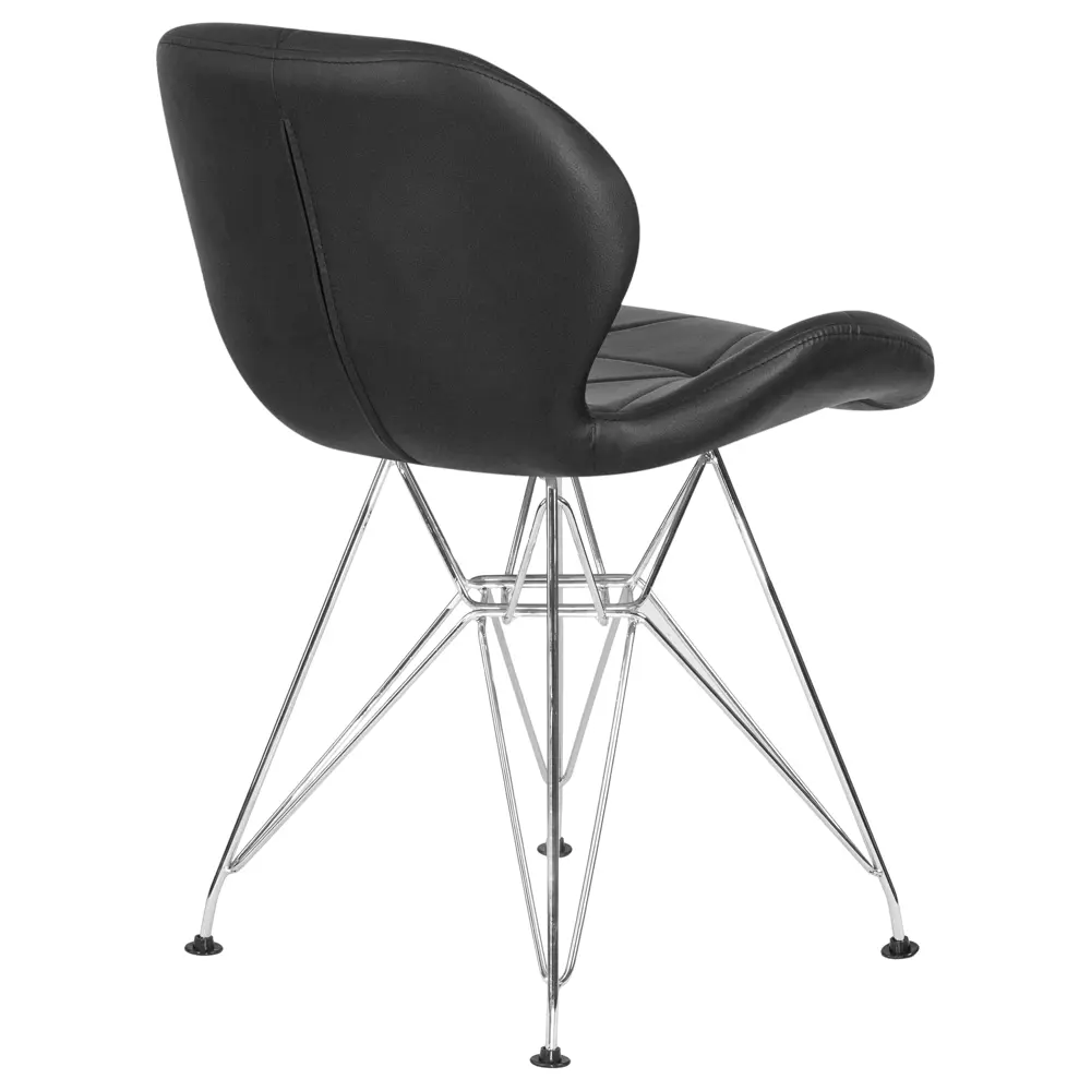 Фото 4 Комплект кухонных стульев 2 шт Dobrin Butterfly chrome lmzl-302a 48x48x51 см искусственная кожа цвет черный Фото 4 Комплект кухонных стульев 2 шт Dobrin Butterfly chrome lmzl-302a 48x48x51 см искусственная кожа цвет черный