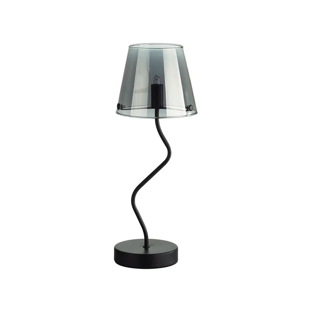 Фото Настольная лампа Lumion 6570/1T Moderni LN24 G9 цвет черный-дымчатый