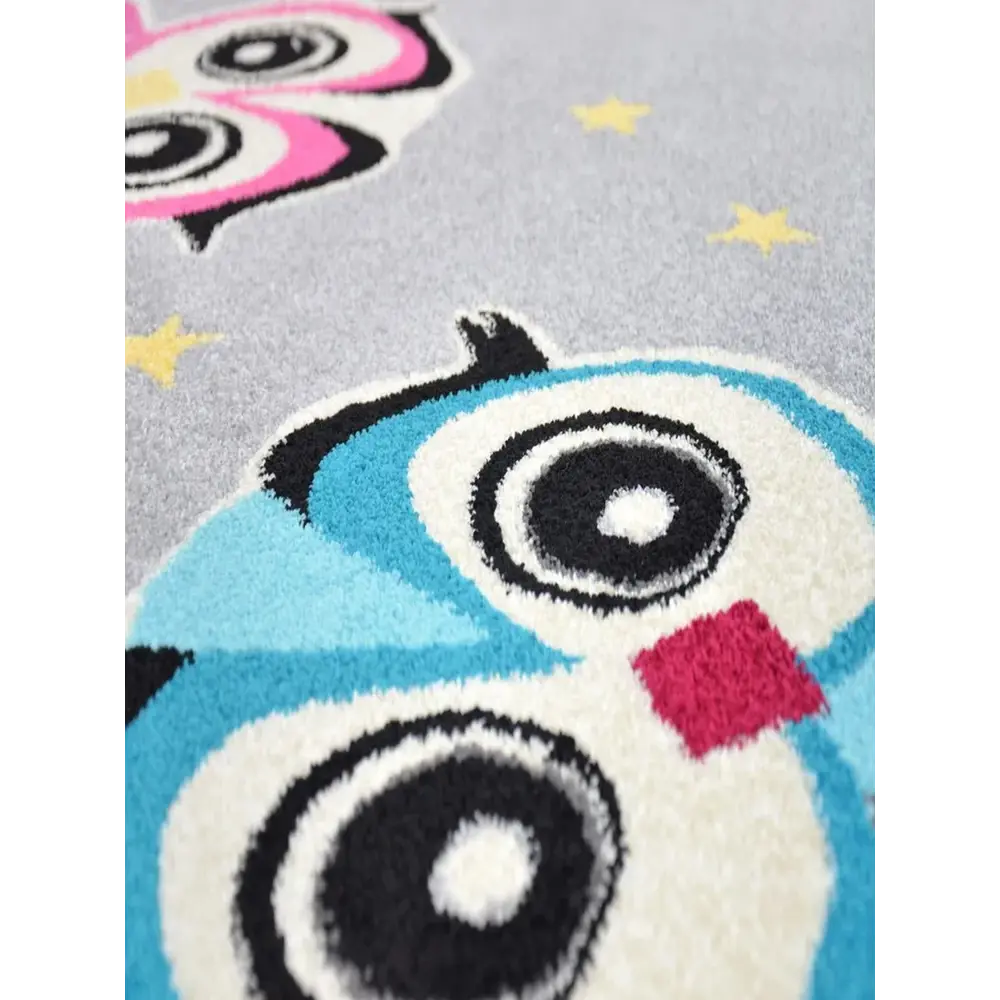 Фото 2 Ковер Agnella Funky Top Owl Grey прямой 120x150 см полипропилен Фото 2 Ковер Agnella Funky Top Owl Grey прямой 120x150 см полипропилен