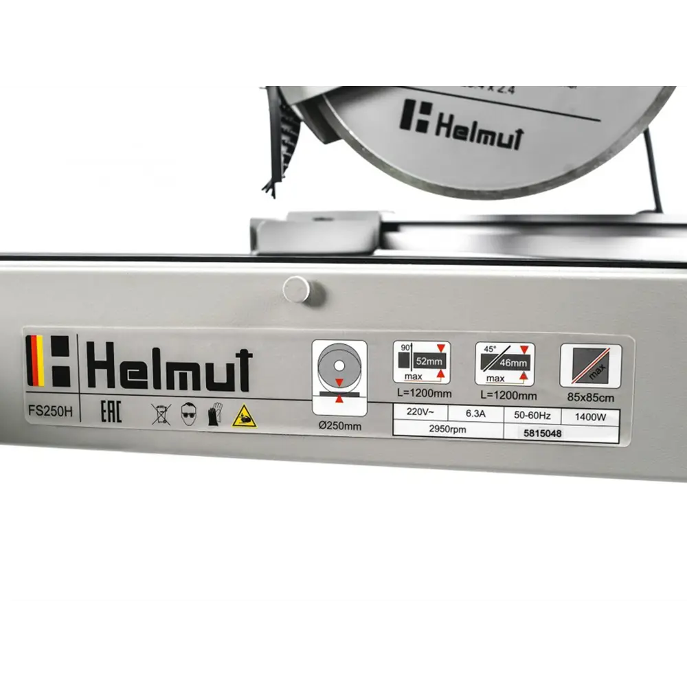 Фото 8 Плиткорез электрический Helmut FS250H, 1400 Вт Фото 8 Плиткорез электрический Helmut FS250H, 1400 Вт